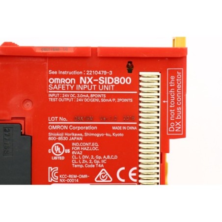 Omron NX-SID800 SID800 SAFETY INPUT UNIT (B840)