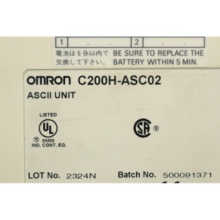 Omron C200H-ASC02 ASC02 module ASCII Unit (B963)