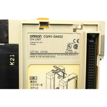 Omron CQM1-DA022 AD002 module A/D Unit (B963)
