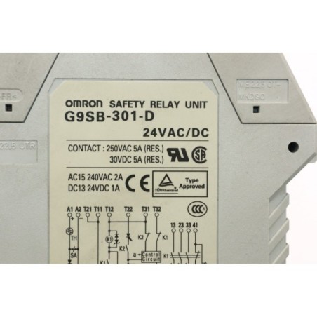 Omron G9SB-301-D Safety Relay Unit (B967)