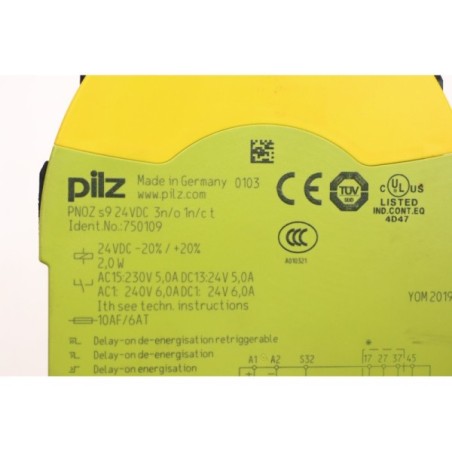 Pilz 750109 PNOZ s9 24VDC 3n/o 1n/c t (B55)