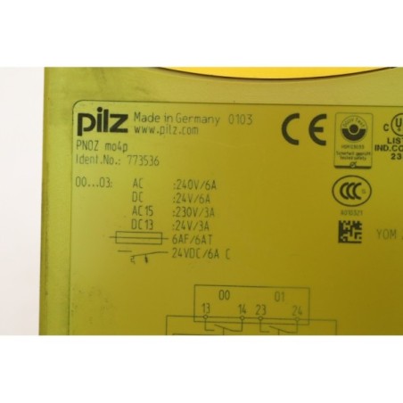 Pilz 773536 PNOZ mo4p READ DESC (B55)