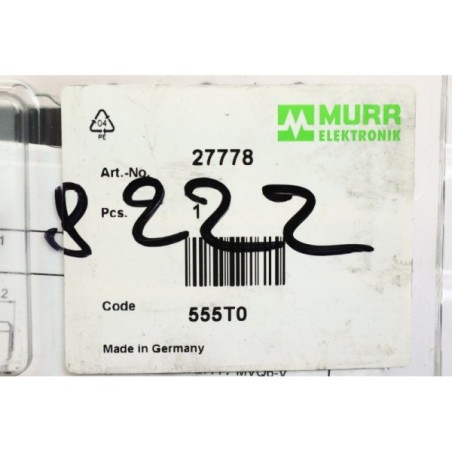 Murr elektronik 27778 I/O M12 connector (B48)