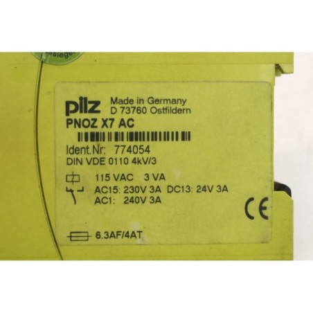 Pilz 774054 PNOZ X7 AC relais (B28)