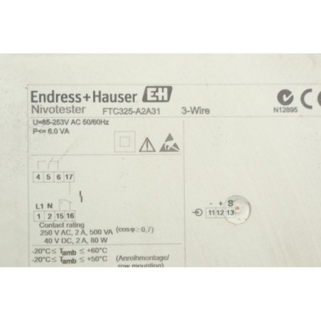 Endress+Hauser FTC325 3-wire FTC325-A2A31 nivotester (B28)