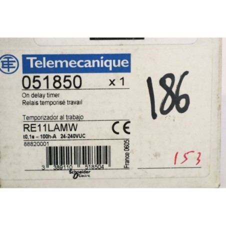 Telemecanique 051850 RE11LAMW On delay timer (B50)