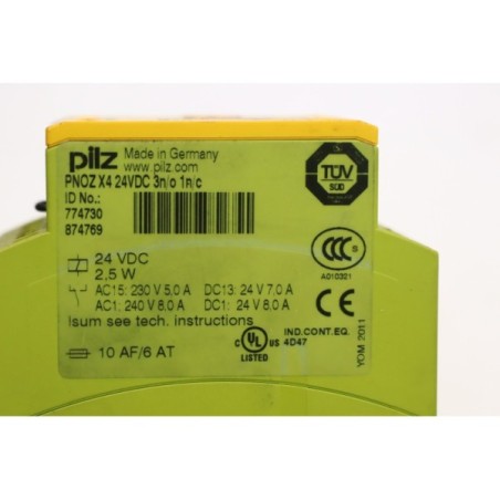 Pilz 774730 PNOZ X4 24VDC 3n/o 1n/c relais (B83)