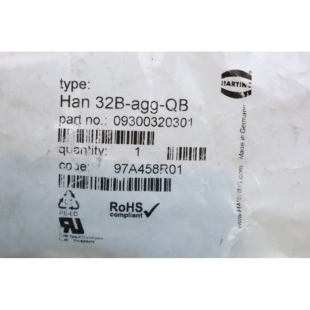 HARTING 09300320301 Han 32B-agg-QB embase (B137)