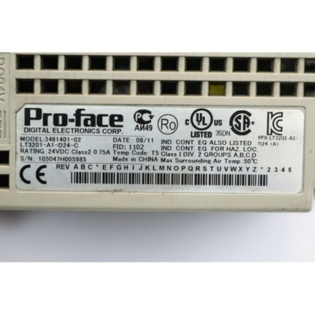 Pro-face 3481401-02 LT3201-A1-D24-C control panel READ DESC (B170)