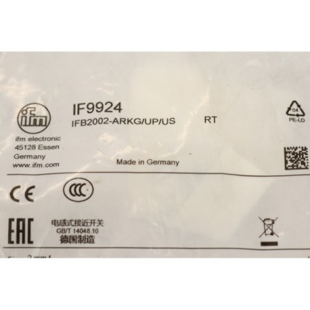IFM IF9924 IFB2002-ARKG/UP/US capteur induction (B203)