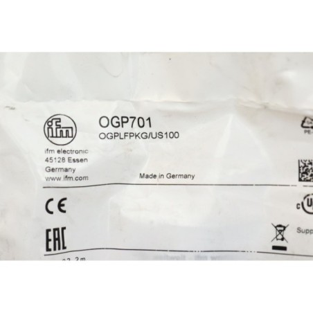 IFM OGP701 OGPLFPKG/US100 capteur photoelectric (B205)