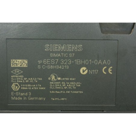 Siemens 6ES7 323-1BH01-0AA0 SM323 DI8/DO8xDC24V (B272)