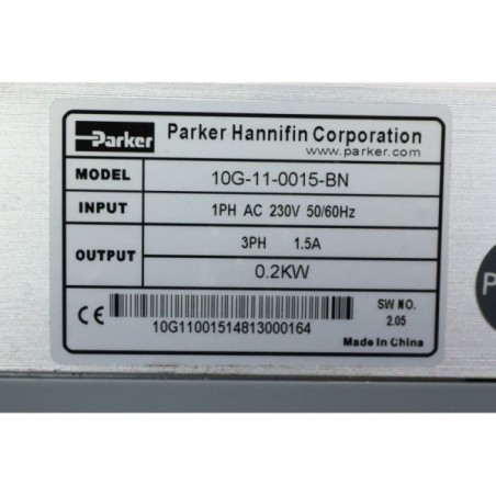 Parker 10G-11-0015-BN Variateur 3PH 1.5A 0.2kW (B272)