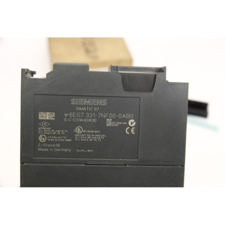 Siemens 6ES7 331-7NF00-0AB0 Analog input module AI 8x16 BIT READ DESC (B389)