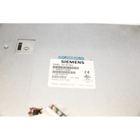 Siemens A5E02713398 PANEL 19T 677B/C READ DESC (P50.14)