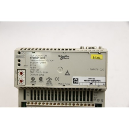 Schneider electric 170ADI35000 170PNT11020 TSX Momentum I/O base 24VDC- (B485.4)