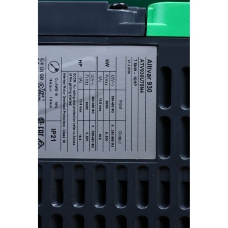 Schneider electric 088331 ATV930U75N4 Variateur 7.5kW 10HP Open box (P143.2)