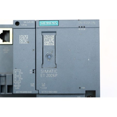 Siemens 6ES7512-1DK01-0AB0 CPU 1512SP-1PN + BA 2xRJ45 (B540)