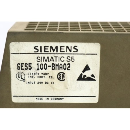 Siemens 6ES5 100-8MA02 Simatic S5-100U CPU 100 (B577)