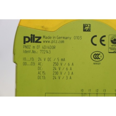 Pilz 772143 PNOZ m EF 4DI4DOR relais (B814)