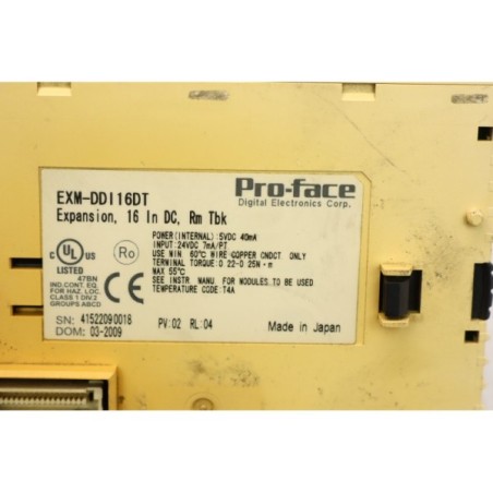 copy of Pro-face EXM-DDI16DT Expansion module 16 in DC (B29)