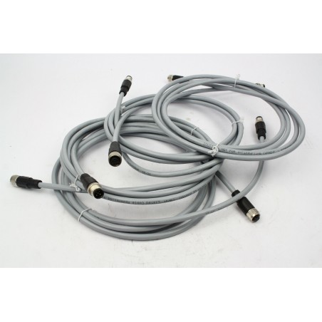 4Pcs PHOENIX CONTACT 1405797 2.5M 5 pins cable ralonge M12 (B643)