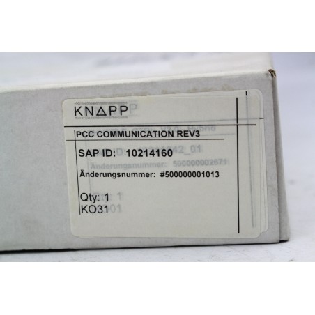 KNAPP 10214160 10214160 PCC communication (B506)