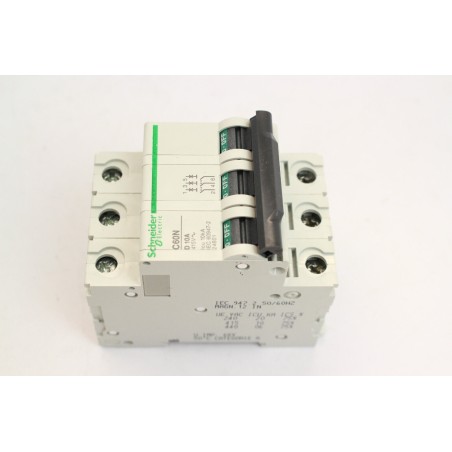 SCHNEIDER ELECTRIC C60N Disjoncteur 3P C60N D 10A No box (B15)