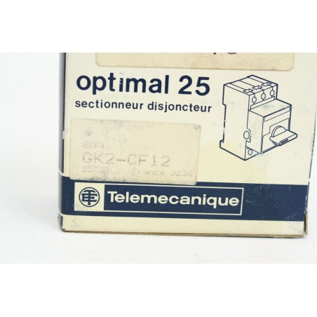 TELEMECANIQUE 25738 GK2-CF12 Optimal 25 Disjoncteur 8A (B693)