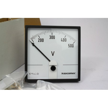 Socomec 192G2207 VOLT. Totex R96A90 Voltmètre analogique (B291)
