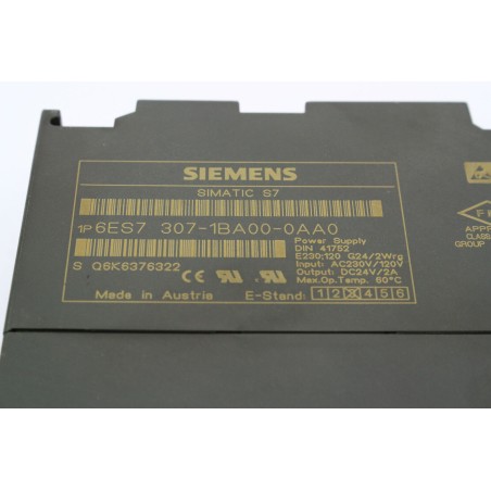 Siemens 6ES7 307-1BA00-0AA0 (b280)