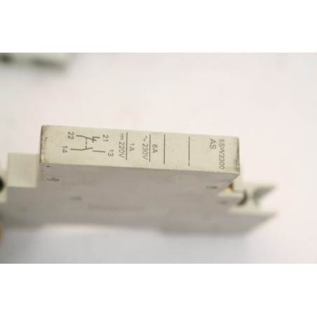 2Pcs SIEMENS 5SW3300AS 5SW3300 AS Contact auxiliare 6A (B755)