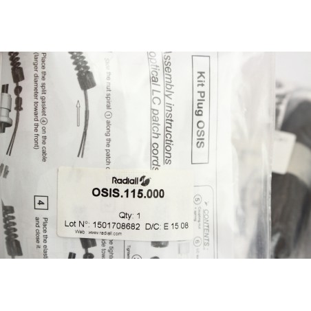 3Pcs RADIALL OSIS115000 OSIS.115.000 Kit prise courte (B787)