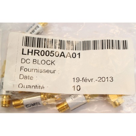 10Pcs MCL LHR0050AA01 BLK-89-S+ DC BLOCK (B787)