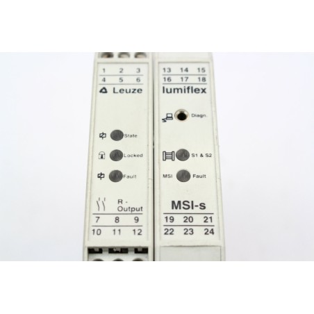 LEUZE LUMIFLEX MSISR MSI-S/R Safety Interface (B628)