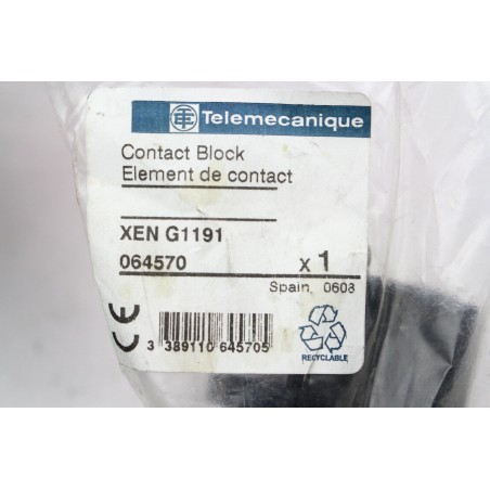 TELEMECANIQUE 064570 XEN G1191 Contact block (B578)
