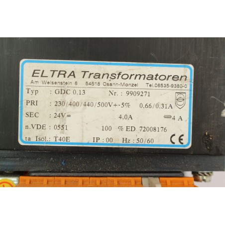 ELTRA 9909271 GDC 0,13 Transformateur 24V (B879)
