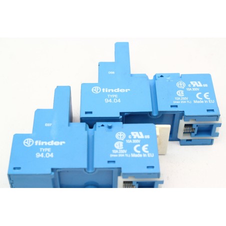 2Pcs FINDER 94.04 Support relais Plastique cassé (B638)