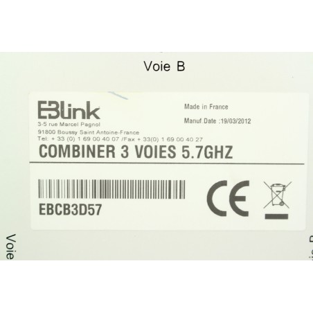EBLINK EBCB3D57 Combiner 3 voies 5.7GHZ (B889)
