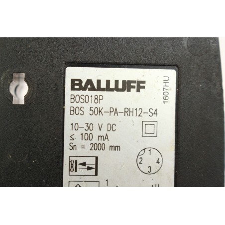 BALLUFF B0S0118P BOS 50K-PA-RH12-S4 capteur (B882)