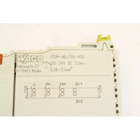 WAGO 750-400 2DI 24V DC 3.0ms (B698)