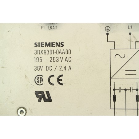 Siemens 3RX9301-0AA00 Alimentation 30V 2.4A (B888)