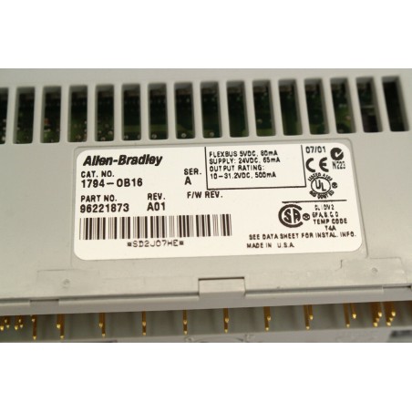 ALLEN BRADLEY 96221873 A01 1794-OB16 24V Source output (B700)