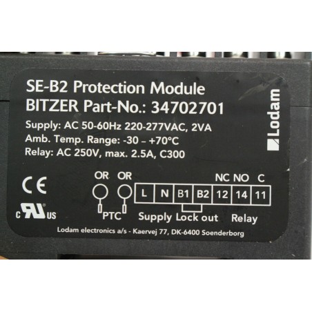 BITZER 34702701 SE-B2 protection module (B705)