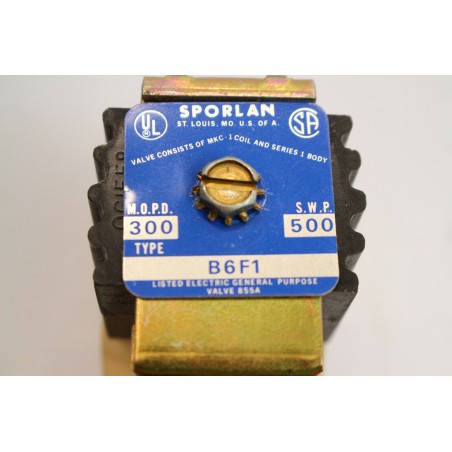 SPORLAN B6F1 3/8’’ SAE Solenoid valve 010-0007-0 (B717)