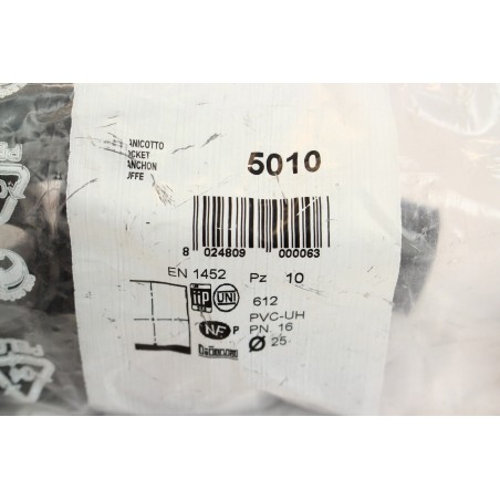 10Pcs Kiwa 5010 Manicotto Manchon 311 PVC-UH 16 D 25mm (B3)