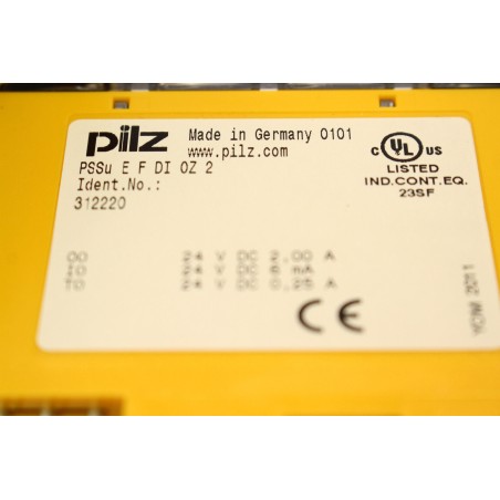 3Pcs Pilz 312220 PSSU E F DI 0Z 2 I/O module (B407)