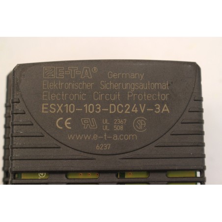 3Pcs E-T-A ESX10103DC24V3A ESX10-103-DC24V-3A (B406)