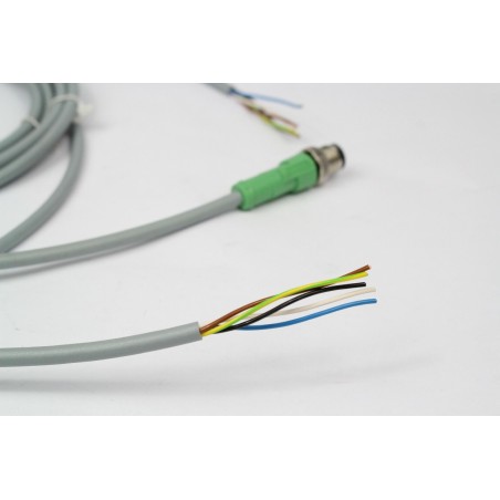 Pack of 2 Cable phoenix contact 1457225 1.5m 802 5x0.34 (b267)