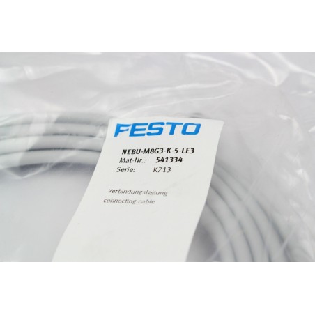 Pack of 3 Festo NEBU-M8G3-K-5-LE3 541334 (b267)